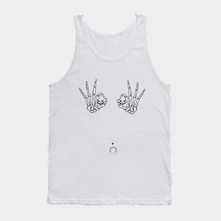 Skeleton Hands with Piercing - FUNNY Tank Top